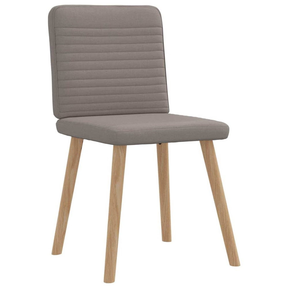 Produktbild för Matstolar 4 st taupe tyg