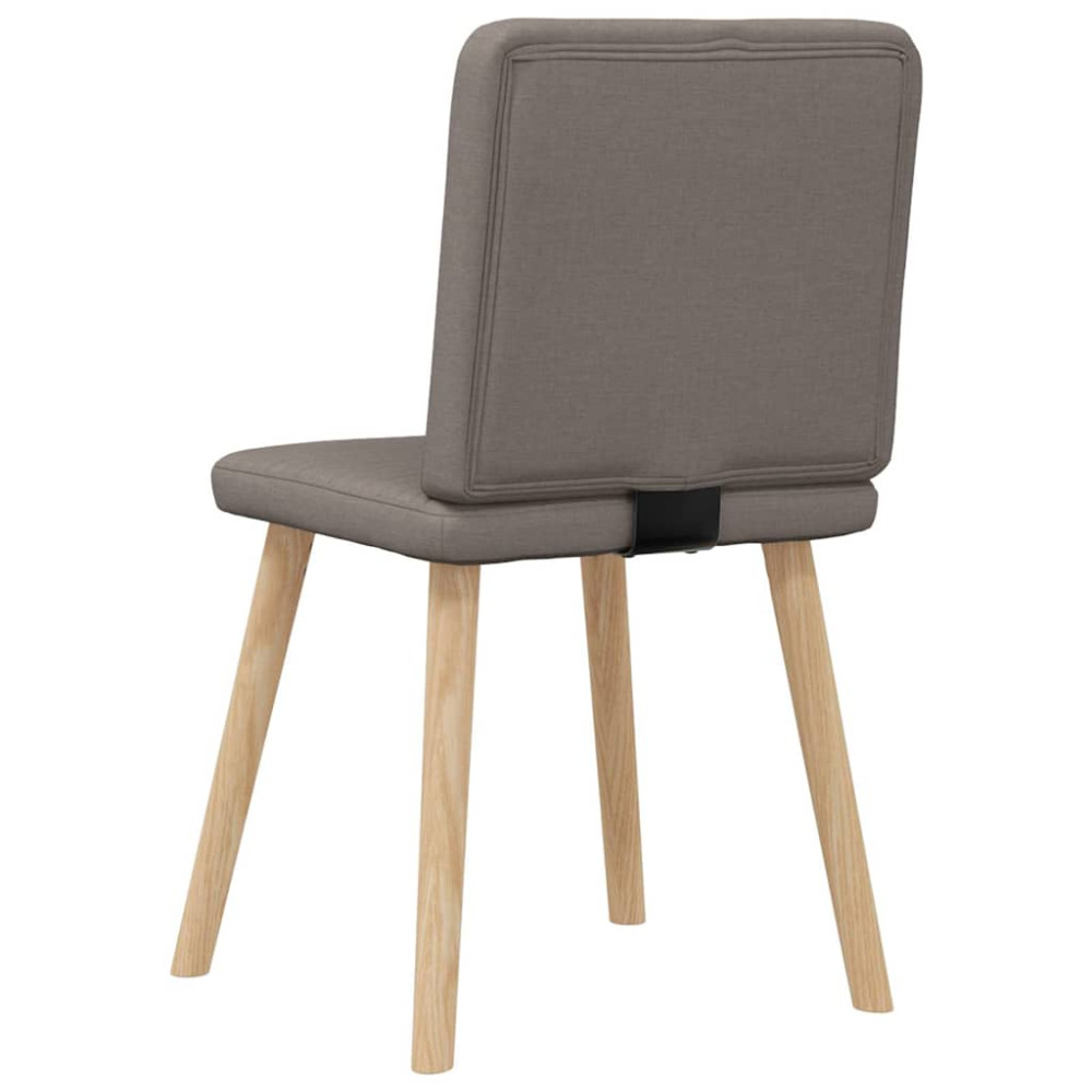 Produktbild för Matstolar 2 st taupe tyg