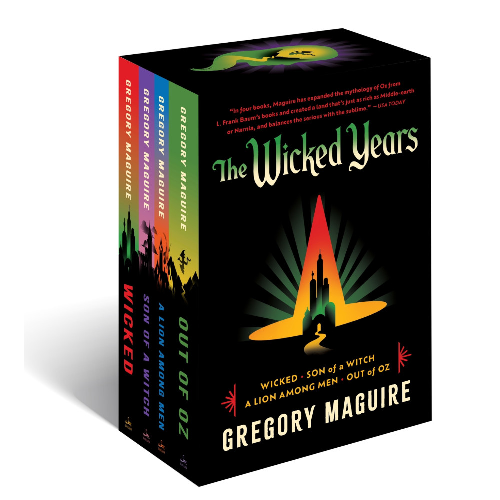 Produktbild för The Wicked Series Box Set: Wicked / Son of a Witch / Out of Oz / A Lion Among Men (häftad, eng)