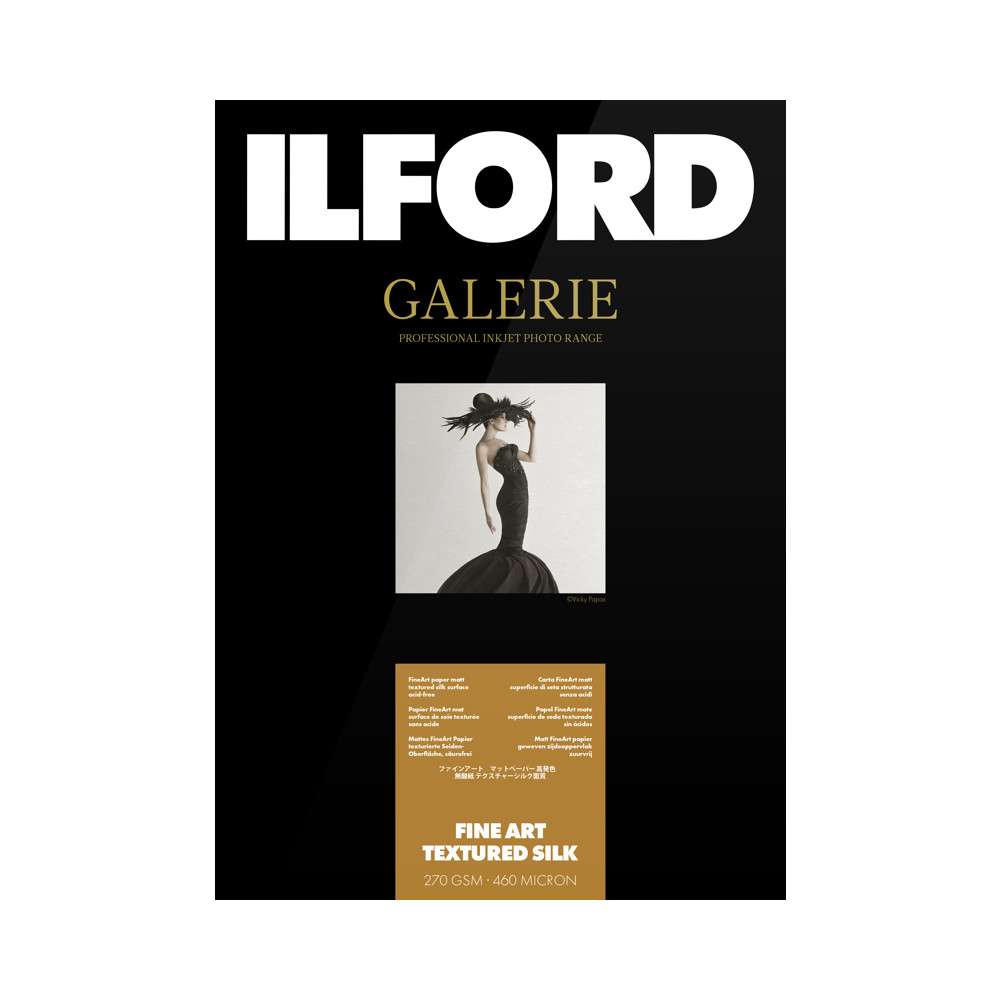 Produktbild för Ilford Galerie Fine Art Textured Silk 270g 13x18cm 50 sheets