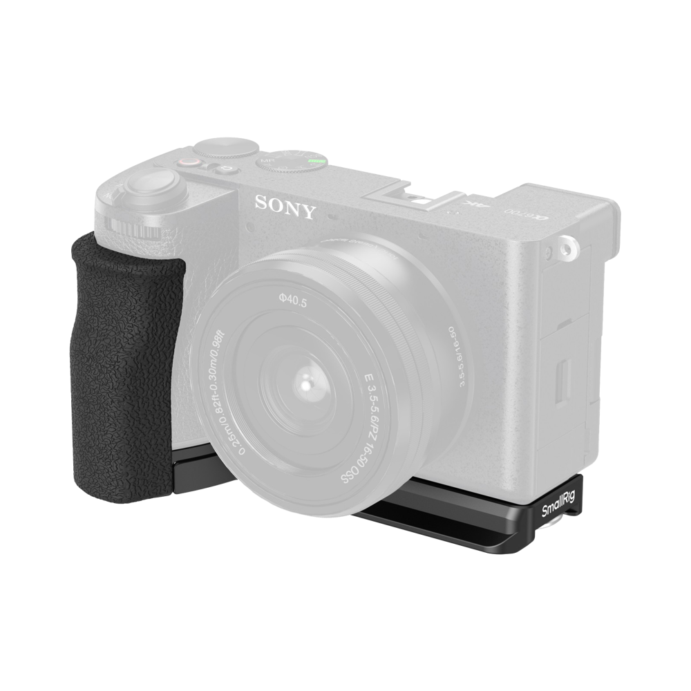 Produktbild för SmallRig 5061 L-Shape Mount Plate with Silicone Handle for Sony A6700
