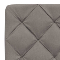 Produktbild för Bed with Mattress Taupe 140x190 cm Fabric