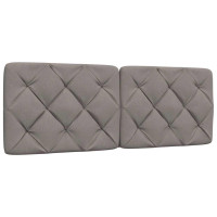 Produktbild för Bed with Mattress Taupe 140x190 cm Fabric