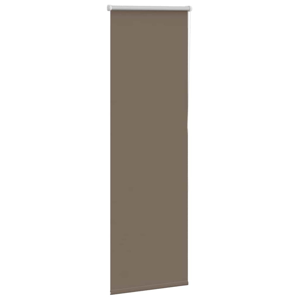 Produktbild för Mörkläggningsgardin kaffe 45x130 cm tyg bredd 40,7 cm polyester