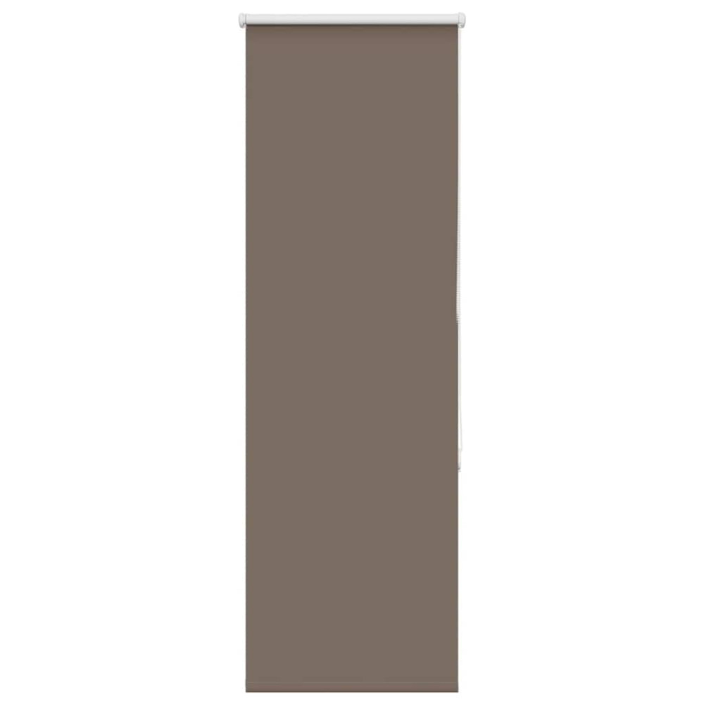 Produktbild för Mörkläggningsgardin kaffe 50x130 cm tyg bredd 45,7 cm polyester