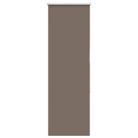 Produktbild för Mörkläggningsgardin kaffe 50x130 cm tyg bredd 45,7 cm polyester