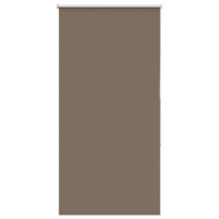 Produktbild för Mörkläggningsgardin kaffe 80x130 cm tyg bredd 75,7 cm polyester