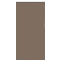 Produktbild för Mörkläggningsgardin kaffe 85x130 cm tyg bredd 80,7 cm polyester