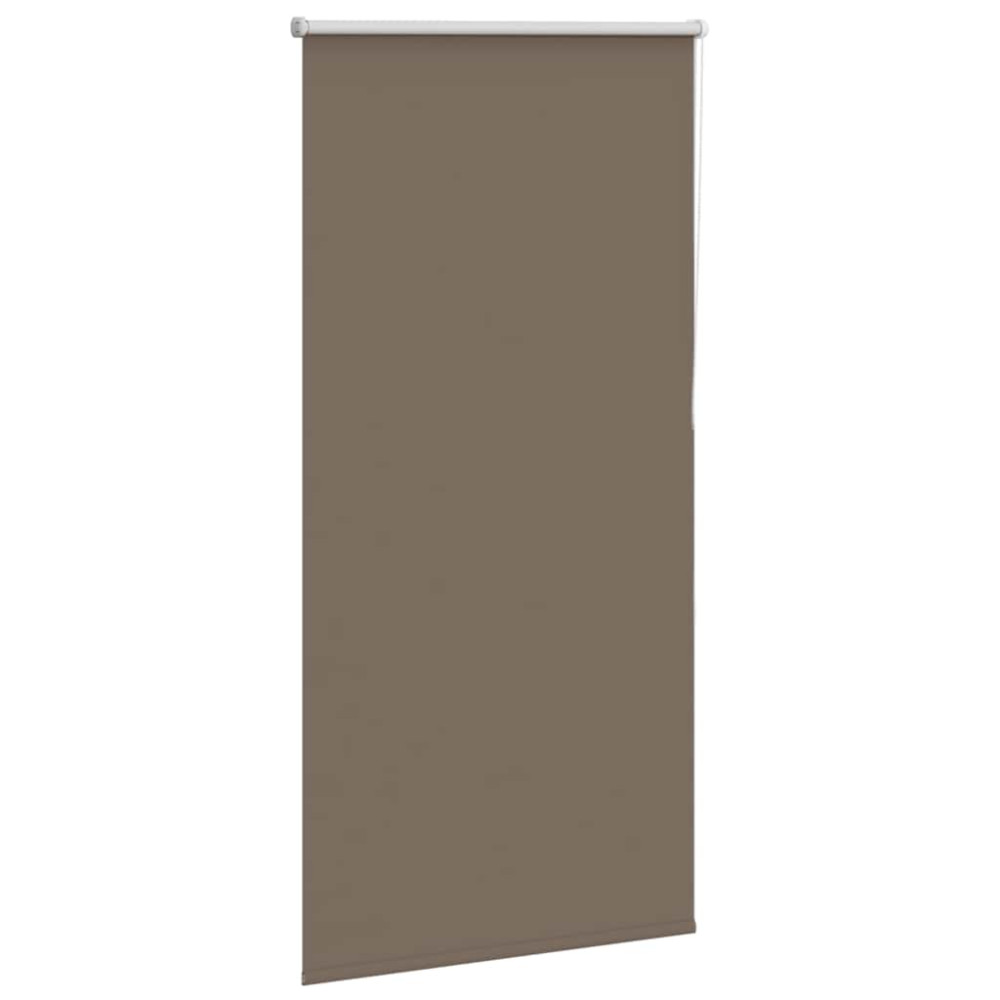 Produktbild för Mörkläggningsgardin kaffe 85x130 cm tyg bredd 80,7 cm polyester