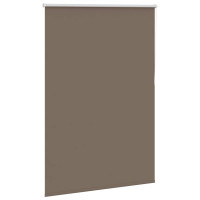 Produktbild för Mörkläggningsgardin kaffe 90x130 cm tyg bredd 85,7 cm polyester