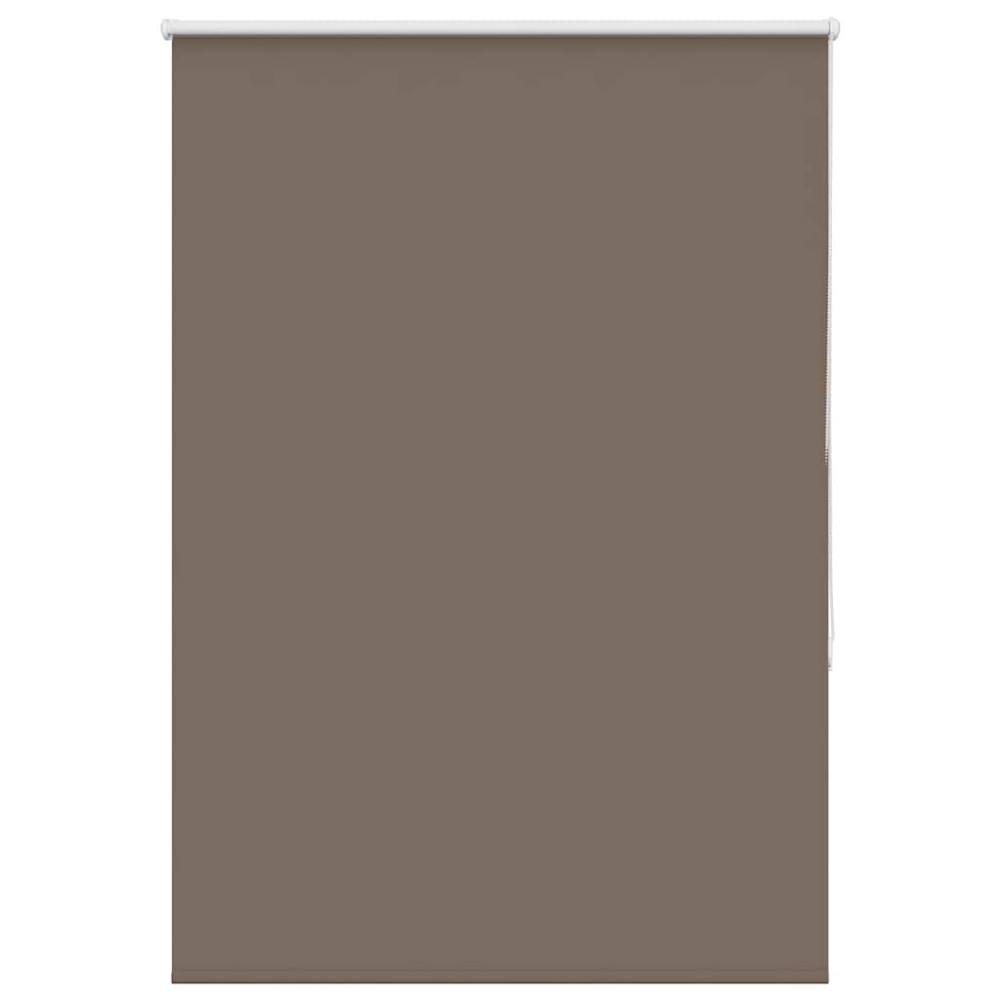 Produktbild för Mörkläggningsgardin kaffe 100x130 cm tyg bredd 95,7cm polyester