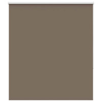 Produktbild för Mörkläggningsgardin kaffe 125x130 cm tyg bredd 121,6 cm