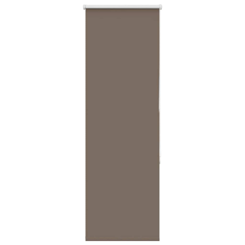 Produktbild för Mörkläggningsgardin kaffe 40x150 cm tyg bredd 35,7 cm