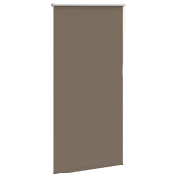 Produktbild för Rullgardin mörkläggningskaffe 65x150 cm tyg bredd 60,7 cm