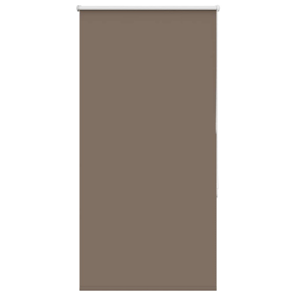 Produktbild för Mörkläggningsgardin kaffe 85x150 cm tyg bredd 80,7 cm polyester