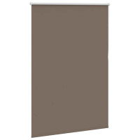 Produktbild för Mörkläggningsgardin kaffe 100x150 cm tyg bredd 95,7cm polyester