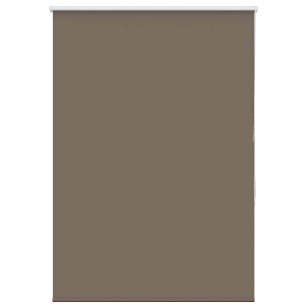 Produktbild för Mörkläggningsgardin kaffe 110x150 cm tygbredd 105,7cm polyester