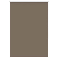 Produktbild för Mörkläggningsgardin kaffe 110x150 cm tygbredd 105,7cm polyester