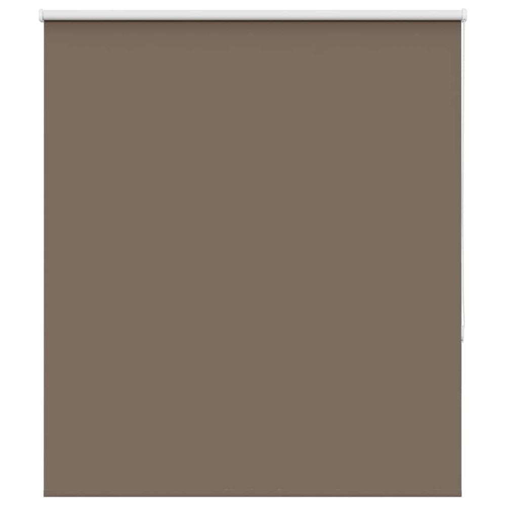 Produktbild för Mörkläggningsgardin kaffe 125x150 cm tyg bredd 121,6 cm