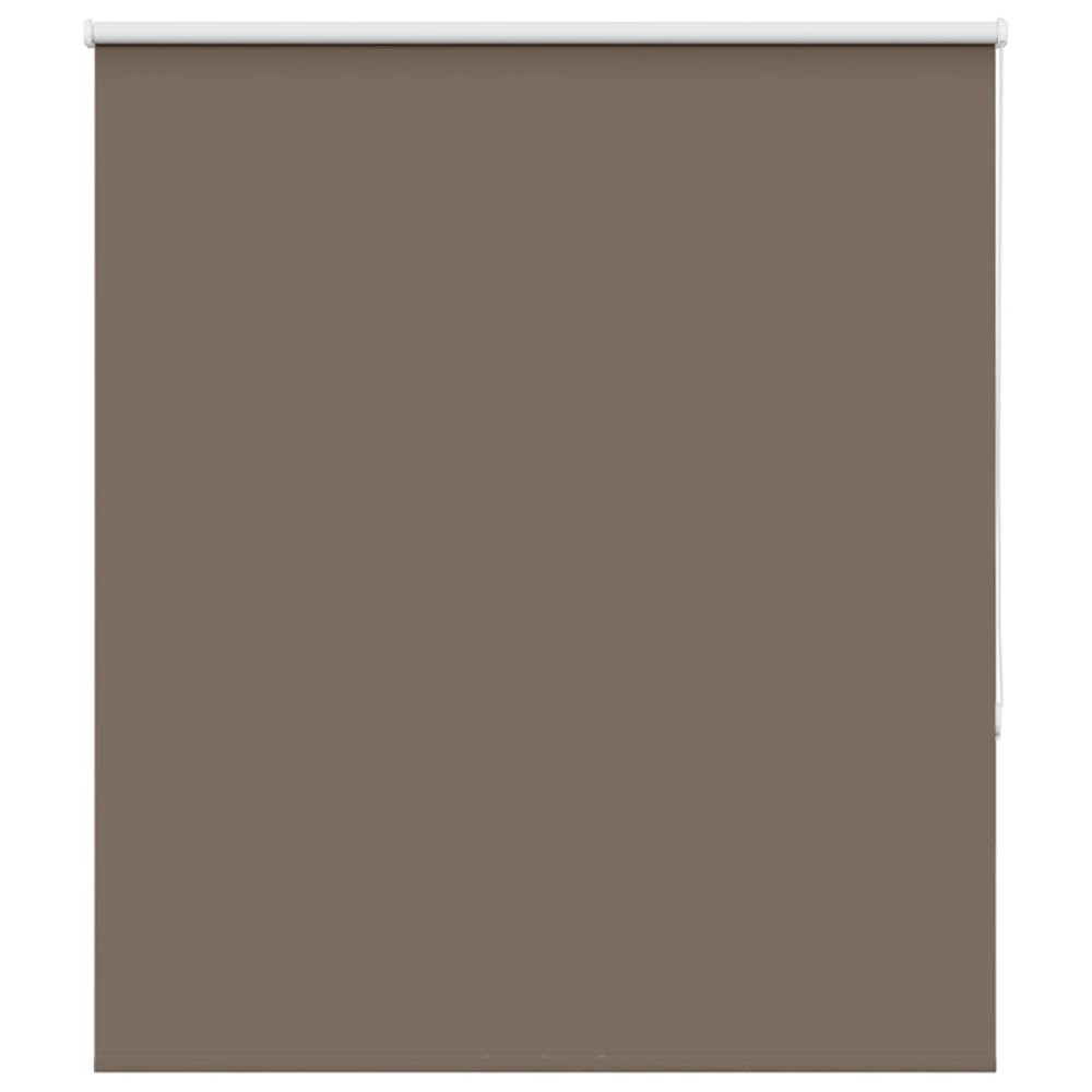 Produktbild för Mörkläggningsgardin kaffe 130x150 cm tyg bredd 126,6 cm