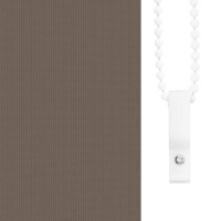 Produktbild för Mörkläggningsgardin kaffe 45x175 cm tyg bredd 40,7 cm polyester