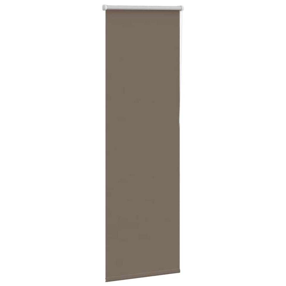 Produktbild för Mörkläggningsgardin kaffe 50x175 cm tyg bredd 45,7 cm polyester