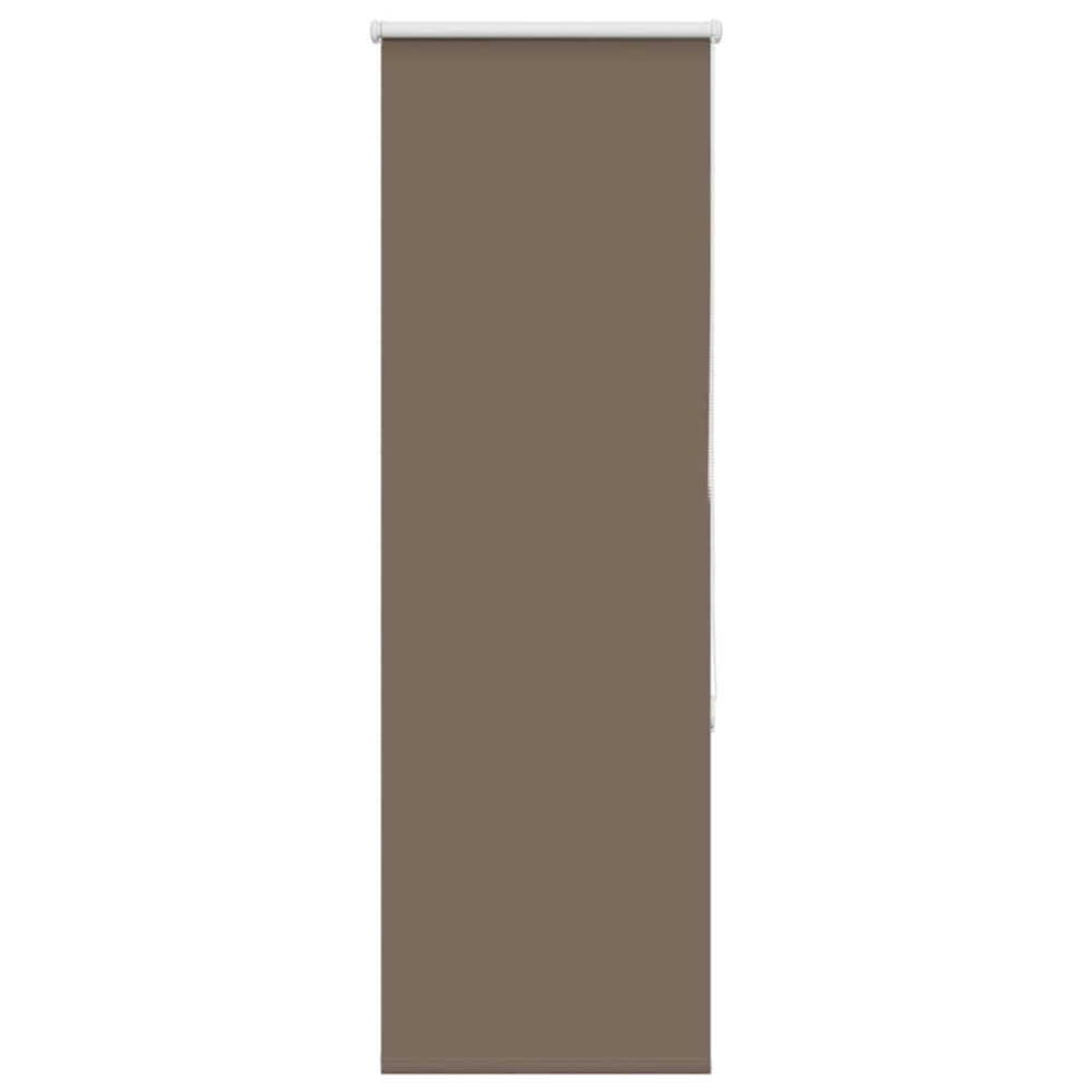Produktbild för Mörkläggningsgardin kaffe 60x175 cm tyg bredd 55,7 cm polyester