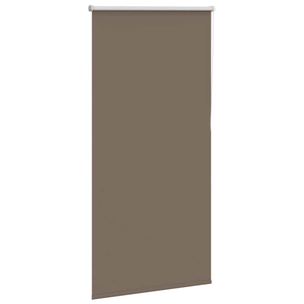 Produktbild för Mörkläggningsgardin kaffe 65x175 cm tyg bredd 60,7 cm polyester