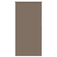Produktbild för Mörkläggningsgardin kaffe 85x175 cm tyg bredd 80,7 cm polyester