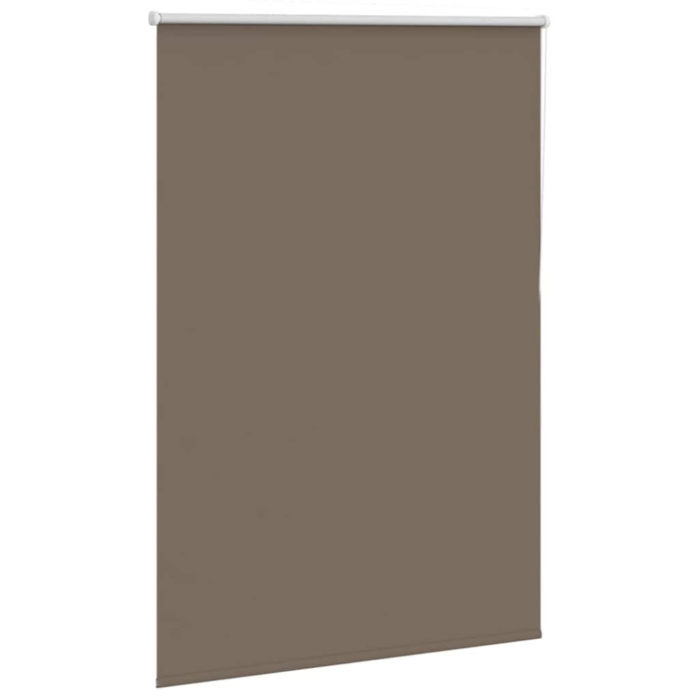 Produktbild för Mörkläggningsgardin kaffe 90x175 cm tyg bredd 85,7 cm polyester