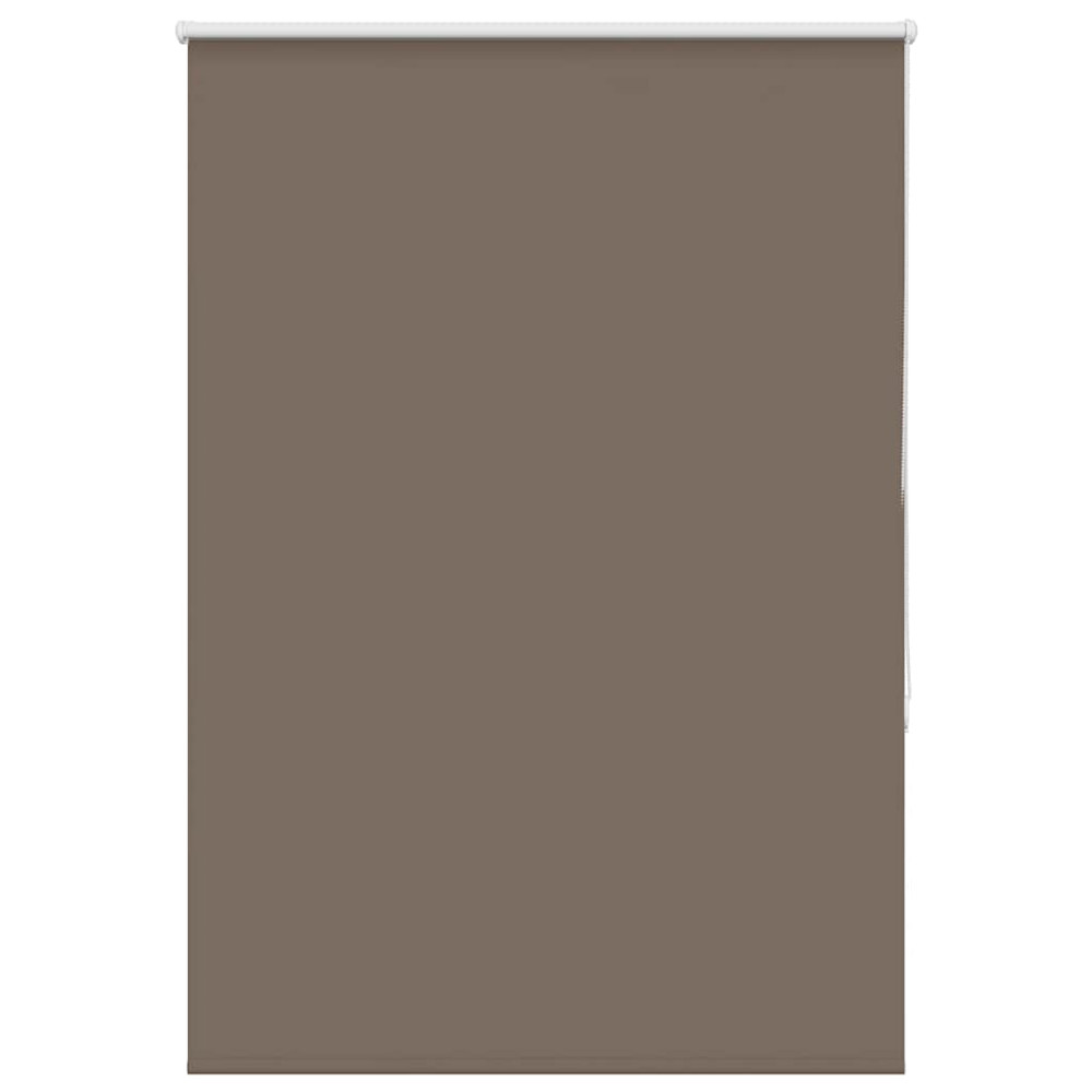 Produktbild för Mörkläggningsgardin kaffe 100x175 cm tyg bredd 95,7cm polyester