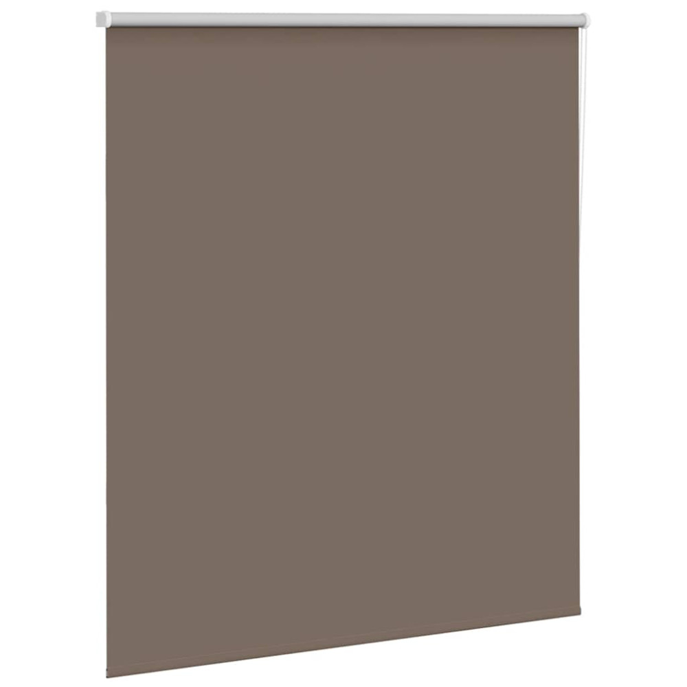 Produktbild för Mörkläggningsgardin kaffe 130x175 cm tyg bredd 126,6 cm
