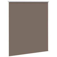 Produktbild för Mörkläggningsgardin kaffe 135x175 cm tyg bredd 131,6 cm