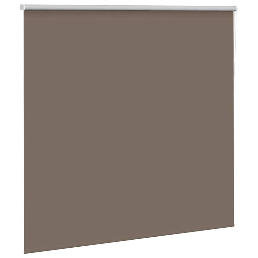 Produktbild för Mörkläggningsgardin kaffe 150x175 cm tyg bredd 146,6 cm