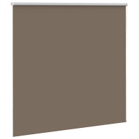 Produktbild för Mörkläggningsgardin kaffe 165x175 cm tyg bredd 161,6 cm