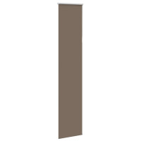 Produktbild för Mörkläggningsgardin kaffe 40x210 cm tyg bredd 35,7 cm polyester