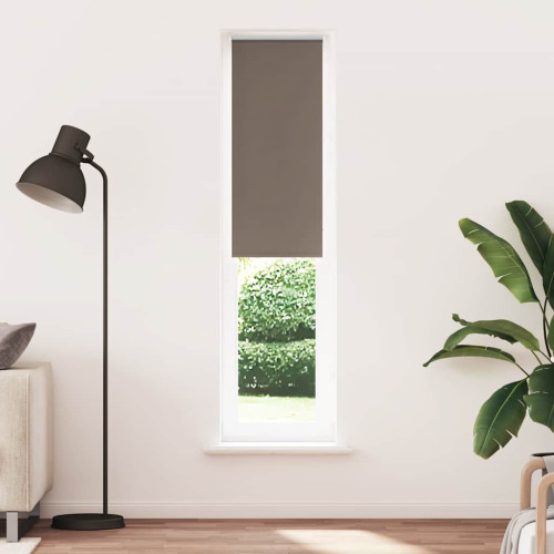 vidaXL Mörkläggningsgardin kaffe 45x210 cm tyg bredd 40,7 cm polyester
