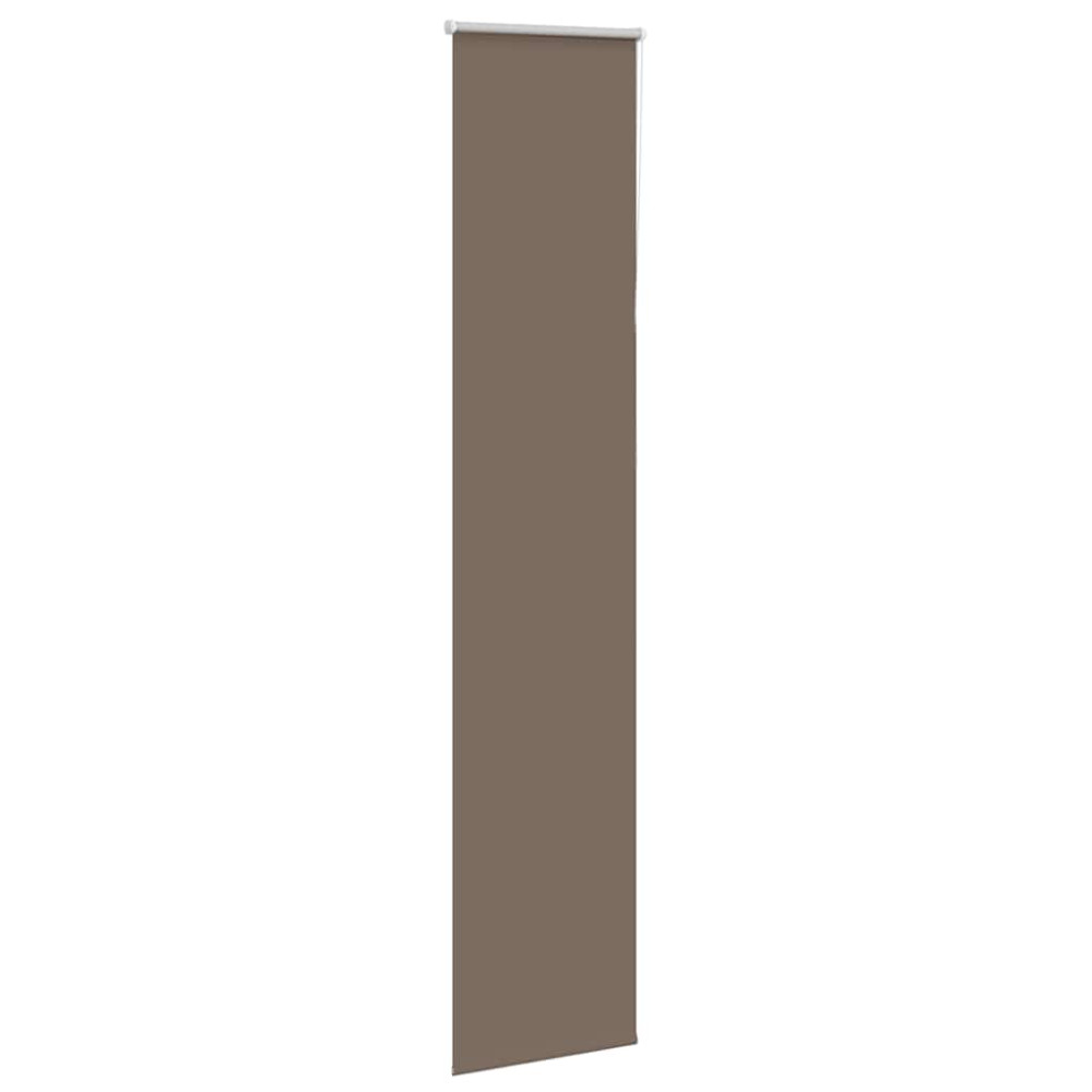 Produktbild för Mörkläggningsgardin kaffe 45x210 cm tyg bredd 40,7 cm polyester