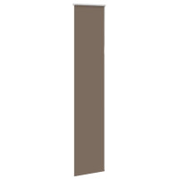 Produktbild för Mörkläggningsgardin kaffe 45x210 cm tyg bredd 40,7 cm polyester