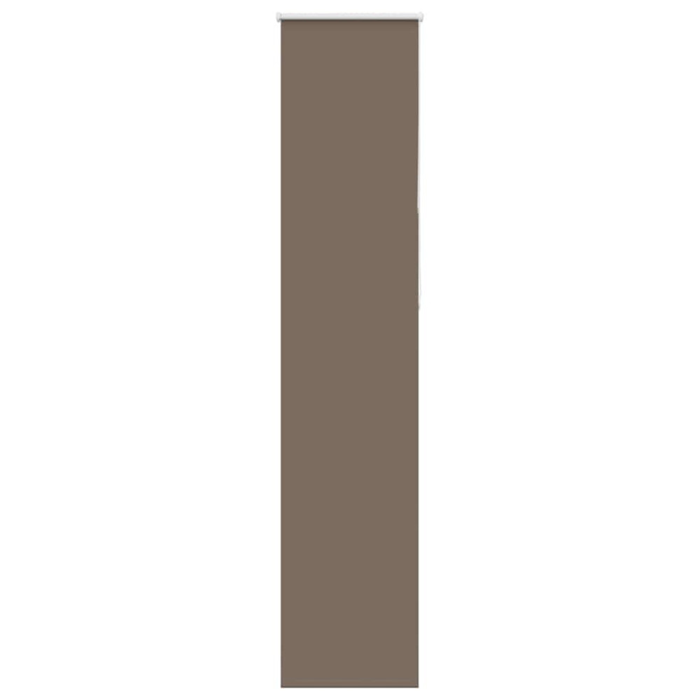 Produktbild för Mörkläggningsgardin kaffe 50x210 cm tyg bredd 45,7 cm polyester