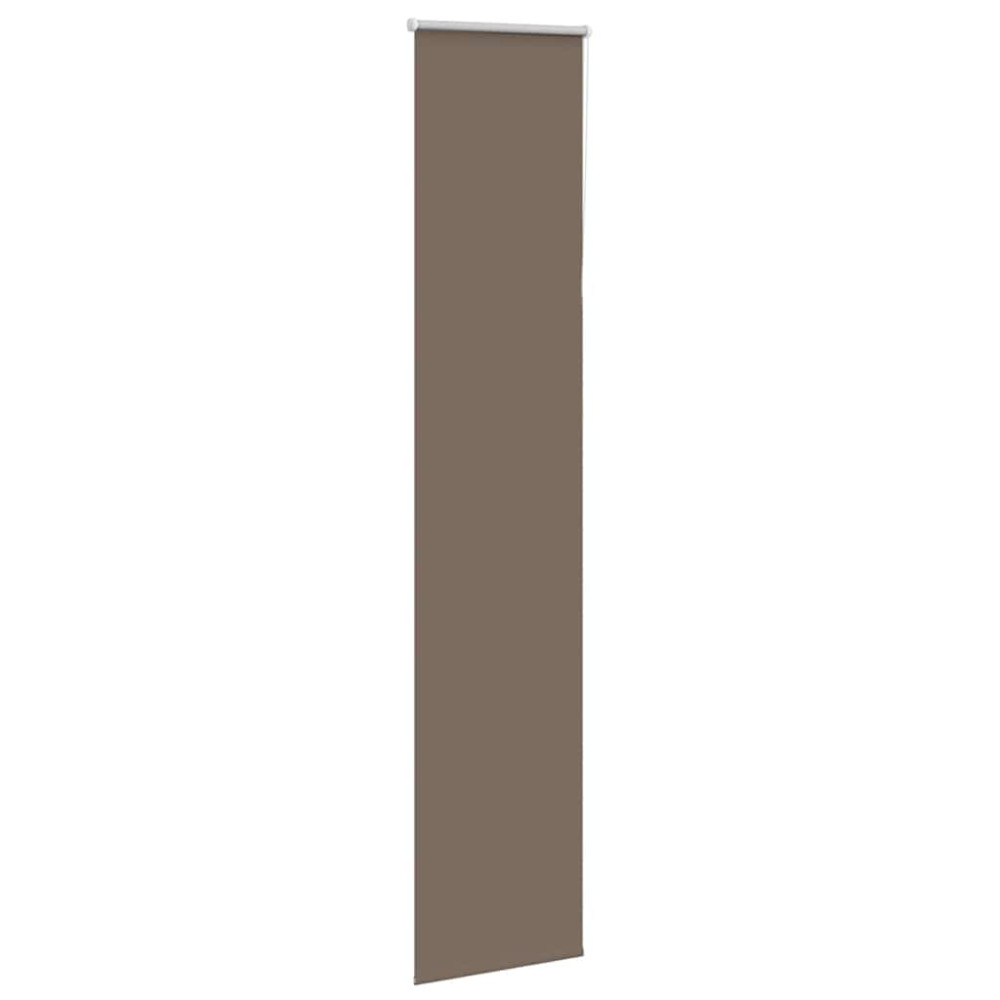 Produktbild för Mörkläggningsgardin kaffe 50x210 cm tyg bredd 45,7 cm polyester