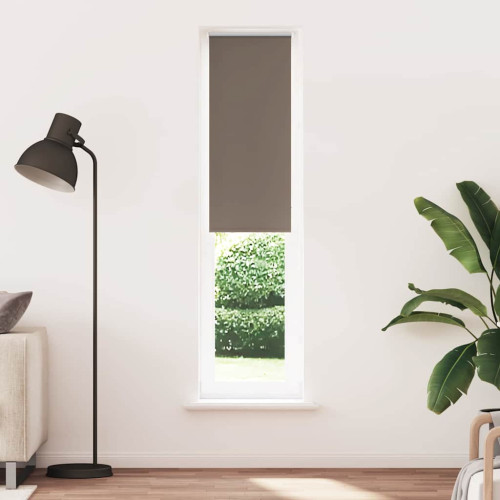 vidaXL Mörkläggningsgardin kaffe 55x210 cm tyg bredd 50,7 cm polyester