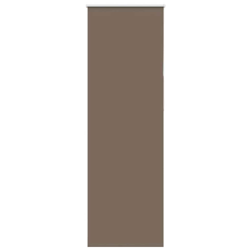 Produktbild för Mörkläggningsgardin kaffe 70x210 cm tyg bredd 65,7 cm polyester
