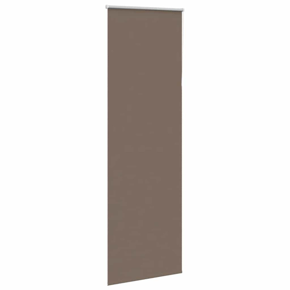 Produktbild för Mörkläggningsgardin kaffe 70x210 cm tyg bredd 65,7 cm polyester
