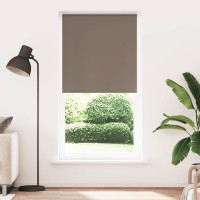 Produktbild för Mörkläggningsgardin kaffe 95x210 cm tyg bredd 90,7 cm polyester