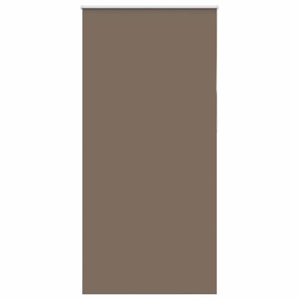Produktbild för Mörkläggningsgardin kaffe 105x210 cm tyg bredd 100,7 cm