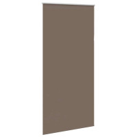 Produktbild för Mörkläggningsgardin kaffe 105x210 cm tyg bredd 100,7 cm