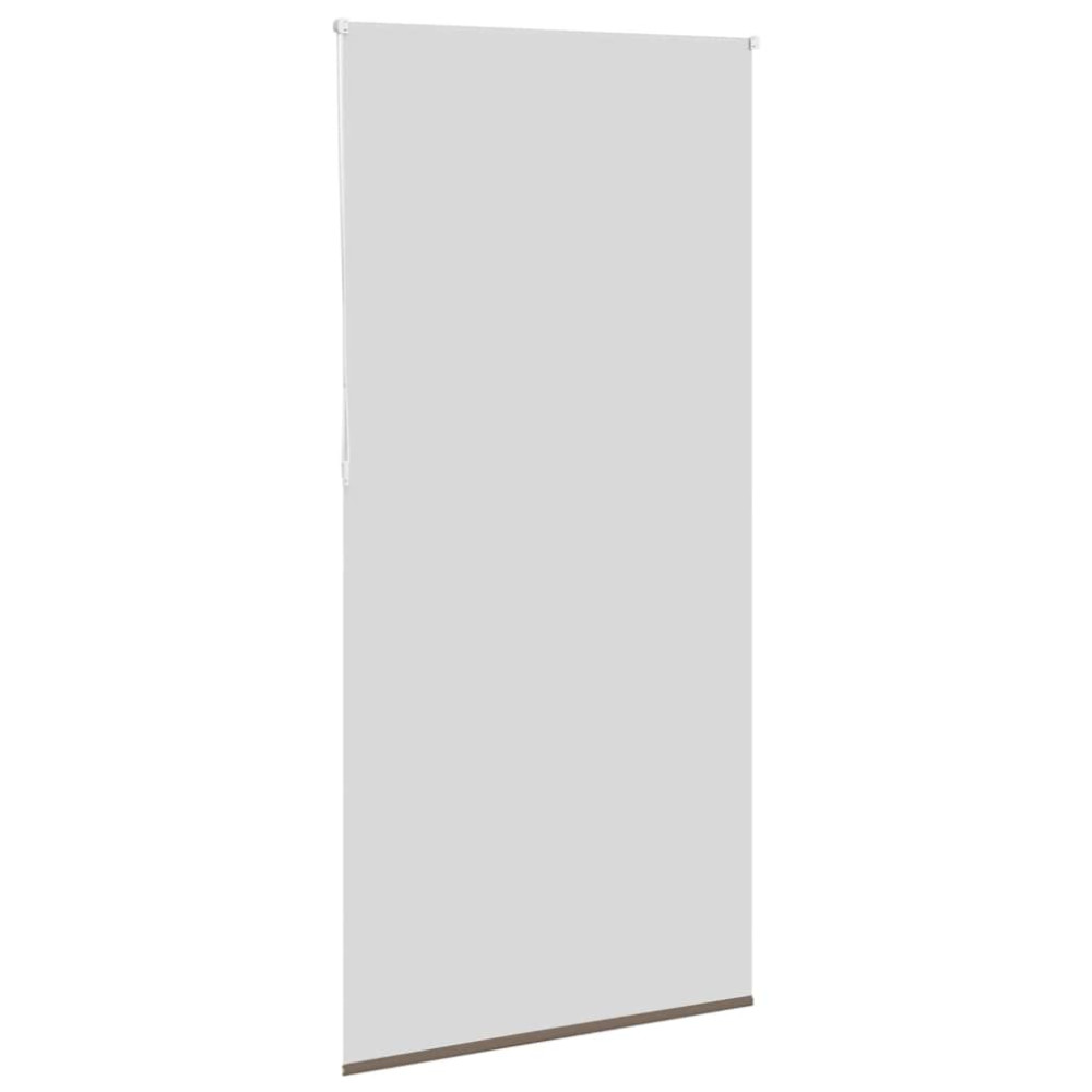 Produktbild för Mörkläggningsgardin kaffe 105x210 cm tyg bredd 100,7 cm