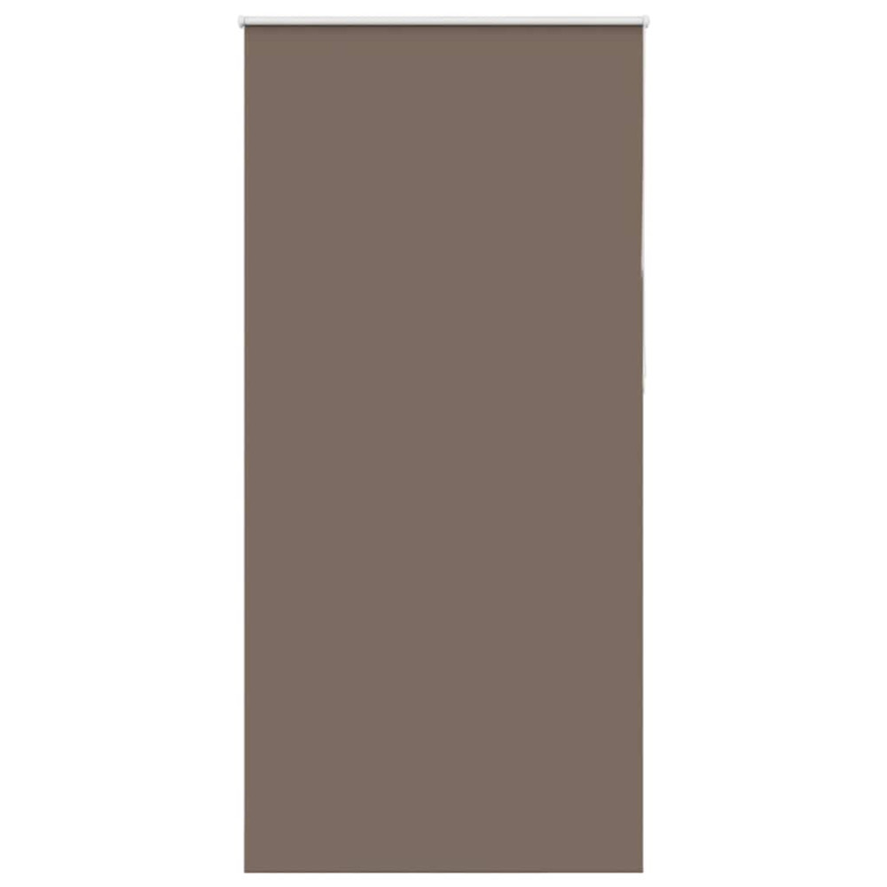 Produktbild för Mörkläggningsgardin kaffe 110x210 cm tyg bredd 105,7 cm