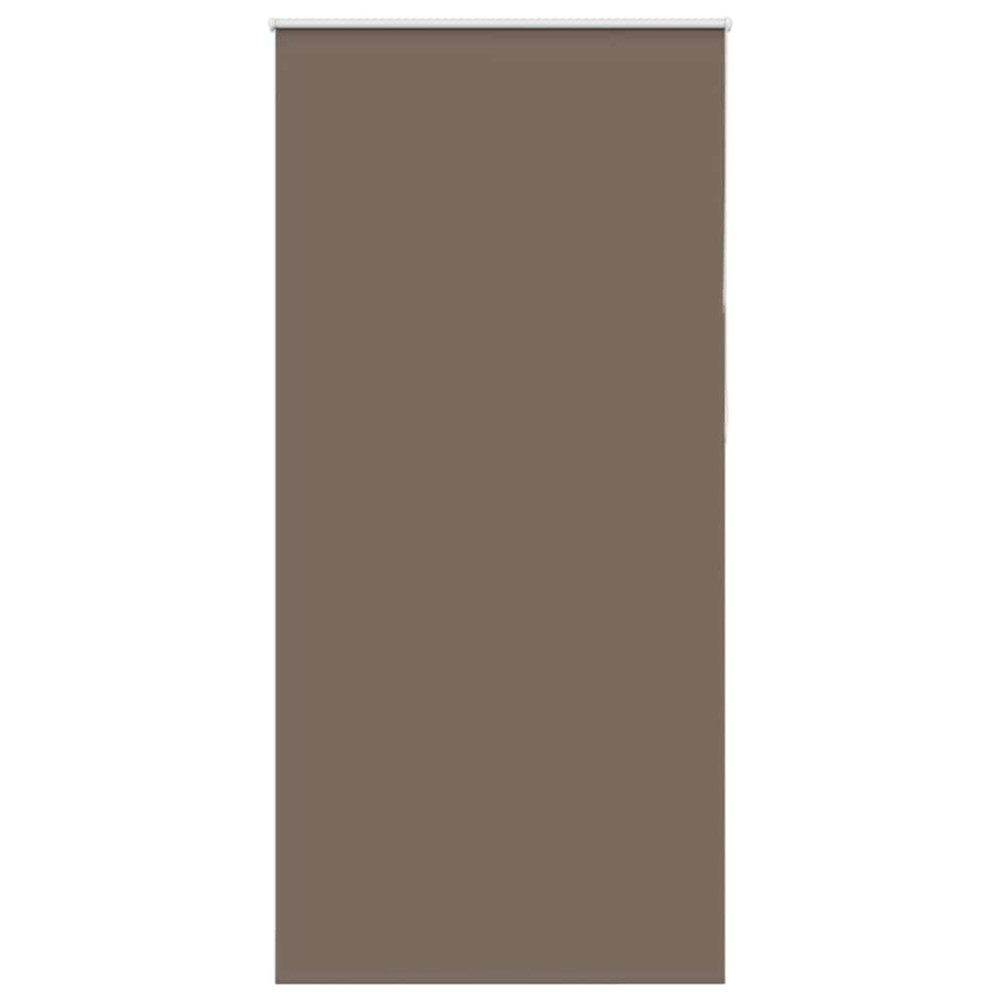 Produktbild för Mörkläggningsgardin kaffe 115x210 cm tyg bredd 110,7 cm
